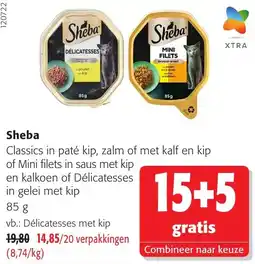 Colruyt Sheba Classics aanbieding