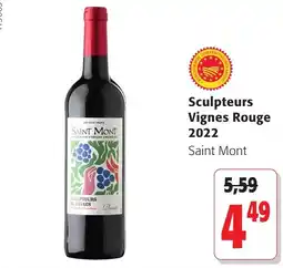 Colruyt Sculpteurs Vignes Rouge aanbieding