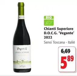 Colruyt Chianti superiore 'Vegante' aanbieding
