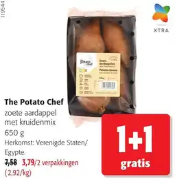 Colruyt The Potato Chef zoete aardappel met kruidenmix aanbieding