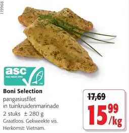 Colruyt Boni Selection pangasiusfilet aanbieding