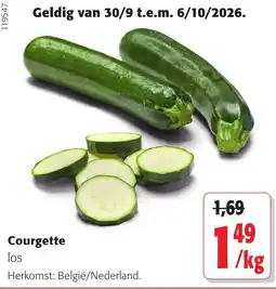 Colruyt Courgette aanbieding