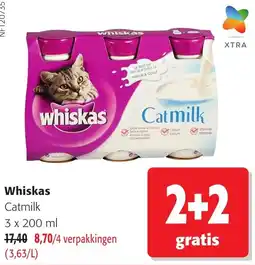 Colruyt Whiskas Catmilk aanbieding