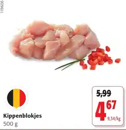 Colruyt Kippenblokjes aanbieding