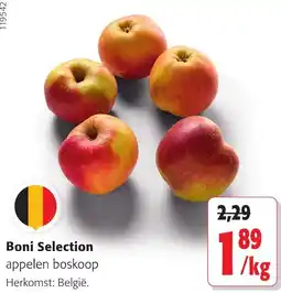 Colruyt Boni Selection appelen boskoop aanbieding