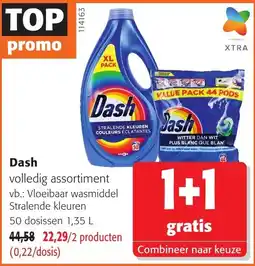 Colruyt Dash volledig assortiment aanbieding