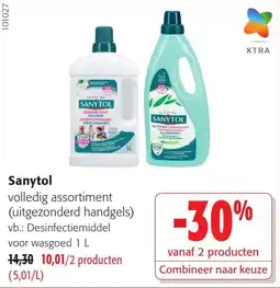 Colruyt Sanytol volledig assortiment aanbieding