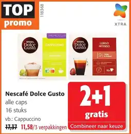 Colruyt Nescafé Dolce Gusto alle caps aanbieding