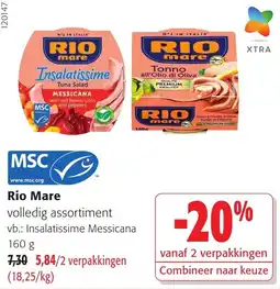 Colruyt Rio Mare volledig assortiment aanbieding