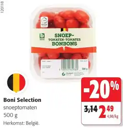 Colruyt Boni Selection snoeptomaten aanbieding