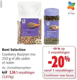 Colruyt Boni Selection Cranberry Rozijnen mix aanbieding