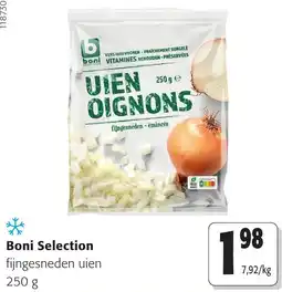 Colruyt Boni Selection fijngesneden uien aanbieding
