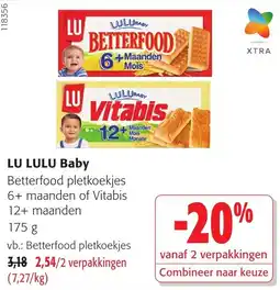 Colruyt Lu lulu baby betterfood pletkoekjes aanbieding