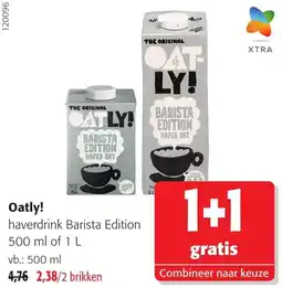 Colruyt Oatly! haverdrink Barista Edition aanbieding