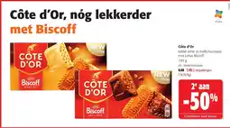 Colruyt Côte d'Or met Biscoff aanbieding