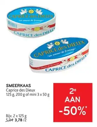 Smeerkaas Caprice des Dieux