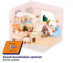 Action Kawaii bouwblokjes speelset aanbieding