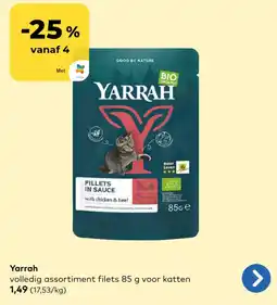 Bio Planet Yarrah volledig assortiment filets voor katten aanbieding
