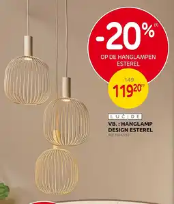 Brico Hanglamp design esterel aanbieding