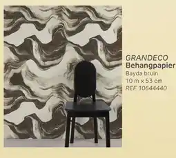 Brico Behangpapier Bayda bruin aanbieding