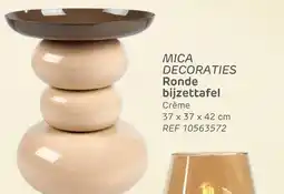 Brico Mica decoraties ronde bijzettafel aanbieding