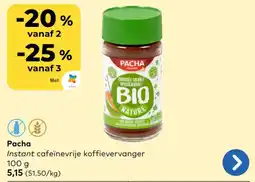 Bio Planet Pacha instant cafeïnevrije koffie vervanger aanbieding