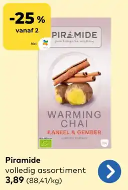 Bio Planet Piramide warming chai kaneel & gember aanbieding