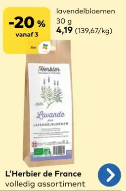 Bio Planet lavendelbloemen aanbieding