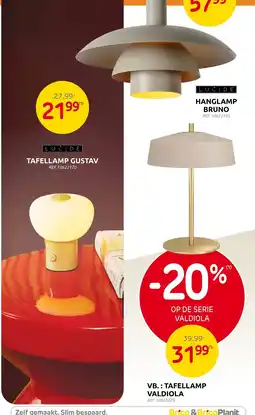 Brico Tafellamp Valdiola aanbieding