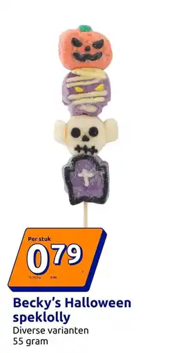 Action Becky's halloween speklolly aanbieding