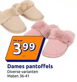 Action Dames pantoffels aanbieding