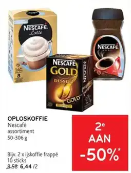 Alvo Oploskoffie nescafe assortiment aanbieding