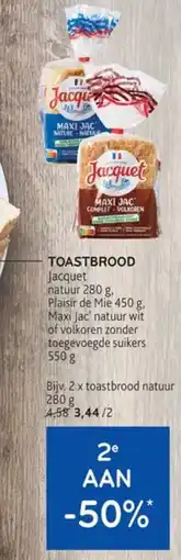 Alvo Jacquet toastbrood aanbieding