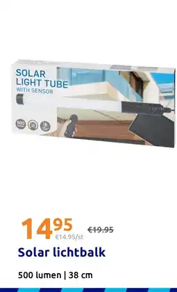 Action Solar lichtbalk aanbieding