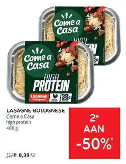 Alvo Lasagne bolognaise come a casa high protein aanbieding