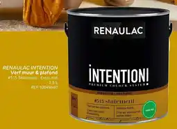 Brico Renaulac Intention Verf Muur & Plafond aanbieding
