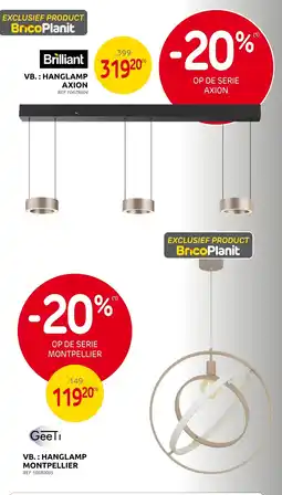 Brico Hanglamp axion aanbieding