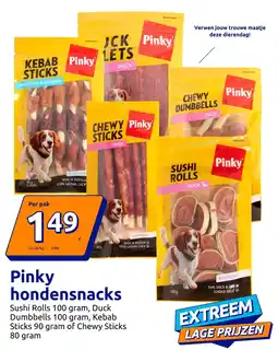 Action Pinky hondensnacks aanbieding