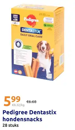 Action Pedigree Dentastix hondensnacks aanbieding