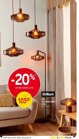 Brico vloerlamp lyn aanbieding