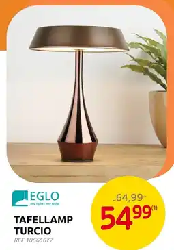 Brico Tafellamp turcio aanbieding
