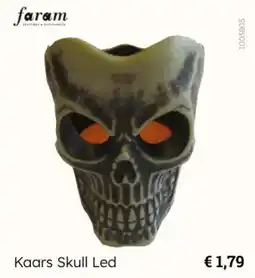 Multi bazar Kaars Skull Led aanbieding