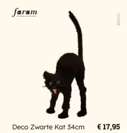 Multi bazar Deco Zwarte Kat aanbieding