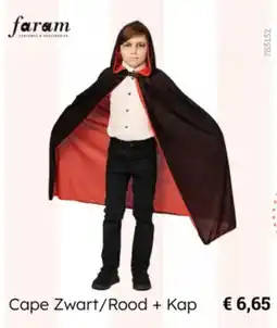 Multi bazar faram Cape Zwart / Rood + Kap aanbieding