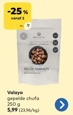 Bio Planet Valaya gepelde chufa aanbieding