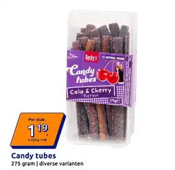Action Candy tubes aanbieding