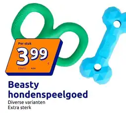Action Beasty hondenspeelgoed aanbieding