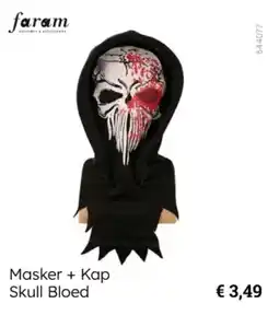 Multi bazar Masker + Kap Skull Bloed aanbieding