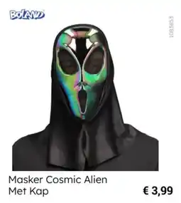 Multi bazar Masker cosmic alien met kap aanbieding