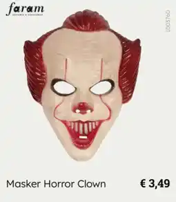 Multi bazar Masker Horror Clown aanbieding